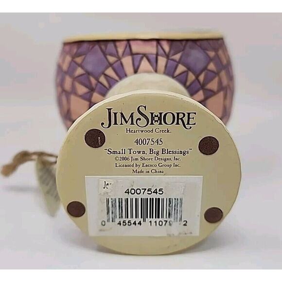 Jim Shore Heartwood Creek Egg Figurine Small Town Big Blessings 4007545 Box JS2 - Picture 8 of 12